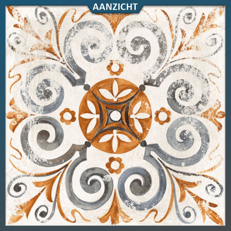 Natuursteenvoordelig Keramische terrastegel Fruhling Dekore Lilie 61x61x2 cm