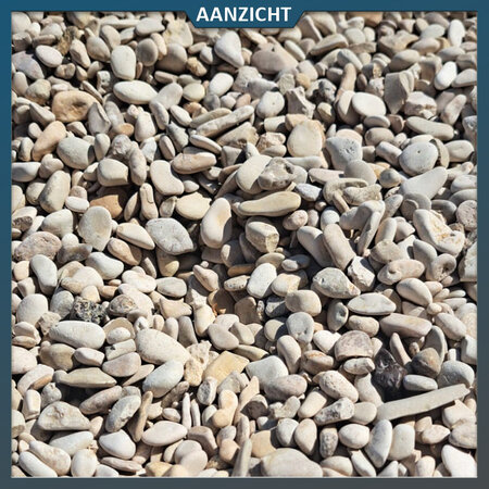 Natuursteenvoordelig Kasteelgrind Beige 5-15 mm