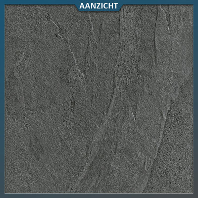 Natuursteenvoordelig Keramische tuintegel Waterfall Gray Flow 90x90x2 cm