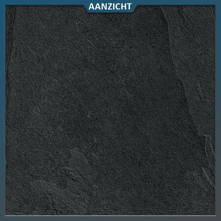 Natuursteenvoordelig Keramische tuintegel Waterfall Dark Flow 90x90x2 cm