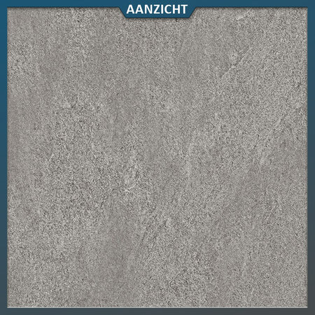 Natuursteenvoordelig Keramische tuintegel Waterfall Silver Flow 90x90x2 cm