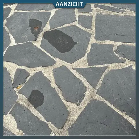 Natuursteenvoordelig Flagstones Black Night 1,5 - 4 cm