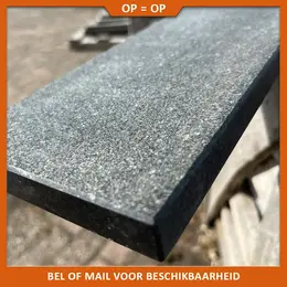 Natuursteenvoordelig Vijverrand Indisch graniet - Absolute Black