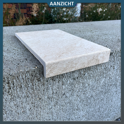 Natuursteenvoordelig Keramische Zwembadrand Evolution Beige Stone