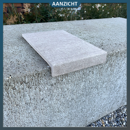 Natuursteenvoordelig Keramische Zwembadrand Evolution Grey Stone