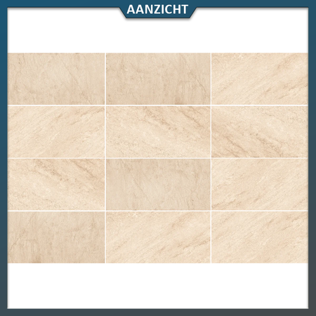 Natuursteenvoordelig Keramische Zwembadrand Evolution Beige Stone