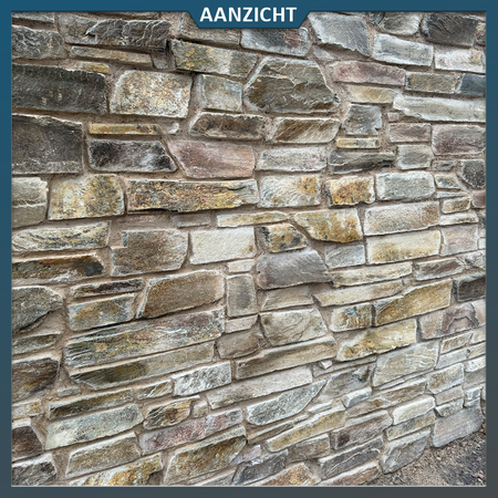 Natuursteenvoordelig Stenari Oros Natuursteen Wand- en Muurbekleding – 3–5 cm dik