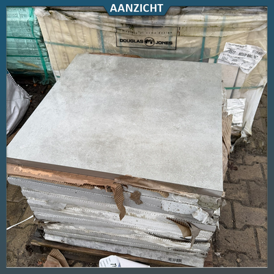 Natuursteenvoordelig Keramische terrastegel Mold Grit 70x70x3,2 cm