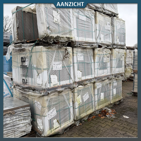 Natuursteenvoordelig Keramische terrastegel Mold Grit 70x70x3,2 cm - VT Wonen