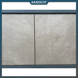 MBI Keramiek op beton Plotone Stone Greige 60x60x4 cm