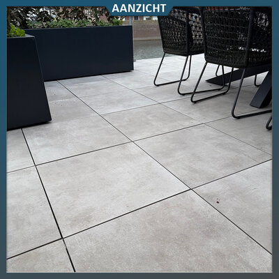 EnergieKer Keramische tuintegel Loft Taupe 60x60x2 cm