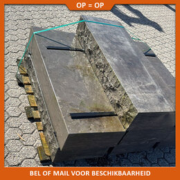 Natuursteenvoordelig Chinees hardsteen traptrede 100x35x15 cm + 1 zijde breukruw