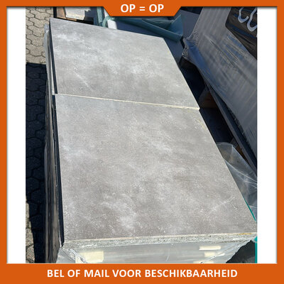 Natuursteenvoordelig CeraDeco Elements Grey 60x60x4 cm