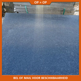 Natuursteenvoordelig Tegel Indisch graniet gezoet 80x80x3 cm