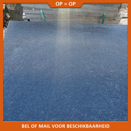 Natuursteenvoordelig Tegel Indisch graniet gezoet 80x80x3 cm