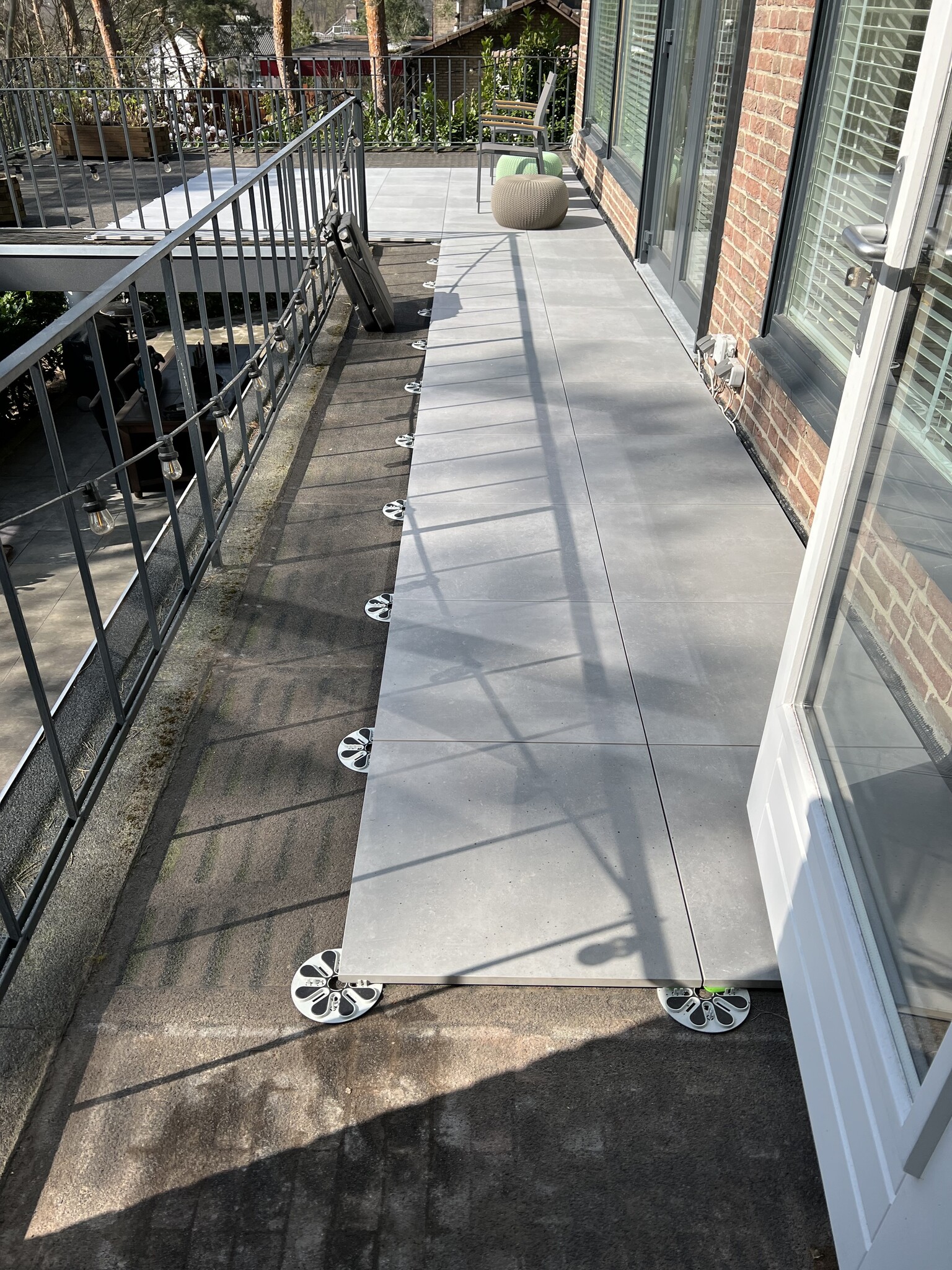 2 cm dik keramiek op tegeldragers
