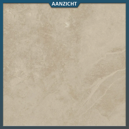 Natuursteenvoordelig Keramische tuintegel Pavimentos Lamina Crema 60x60x3 cm