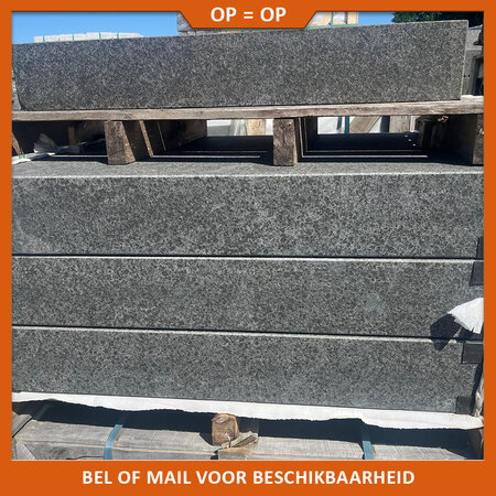 Natuursteenvoordelig Traptrede Basalt Gebrand/geborsteld