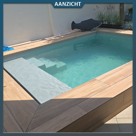 Natuursteenvoordelig Keramische Zwembadrand Madera Wood Amazonica
