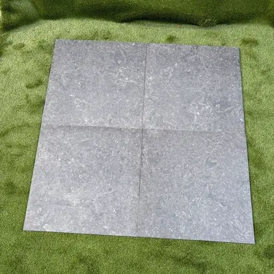 Natuursteenvoordelig Keramische tuintegel 80x80x2 Hardsteen Look Donker