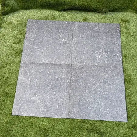 Natuursteenvoordelig Keramische tuintegel 80x80x2 Hardsteen Look Donker | OP=OP