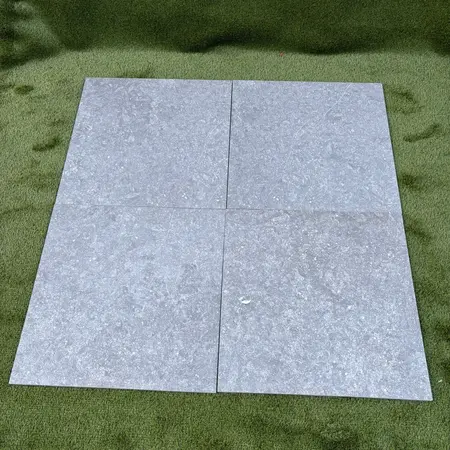 Natuursteenvoordelig Keramische tuintegel 80x80x2 Hardsteen Look Licht | OP=OP