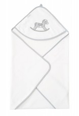 Tavolinchen Hooded Bath Towel "Rocking Horse" | The perfect baby bath towel for cozy moments after bathing