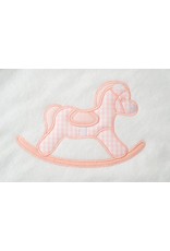 Tavolinchen Hooded Bath Towel "Rocking Horse" | The perfect baby bath towel for cozy moments after bathing
