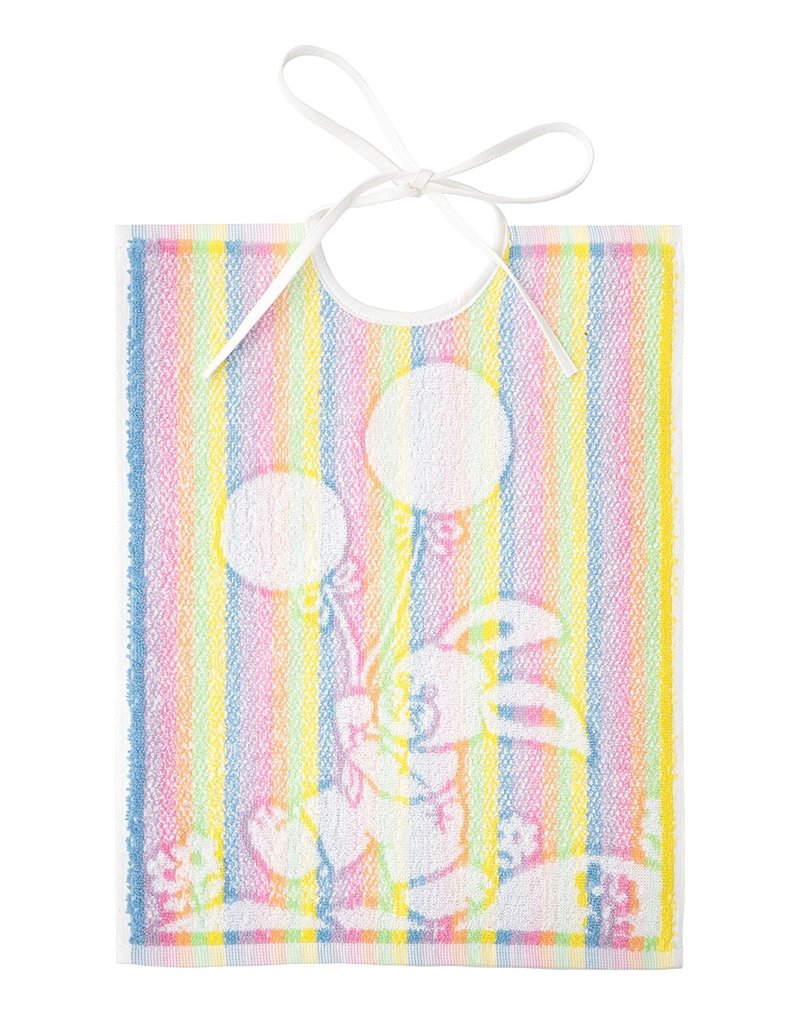 Tavolinchen Geschenktasche mit 2 Tavolinchen Jacquard-Lätzchen "Mr. Regenbogen"