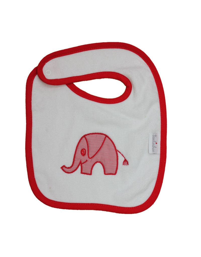 TAVO Push Button Bib "Elephant" (Pack of 2/ Velour)