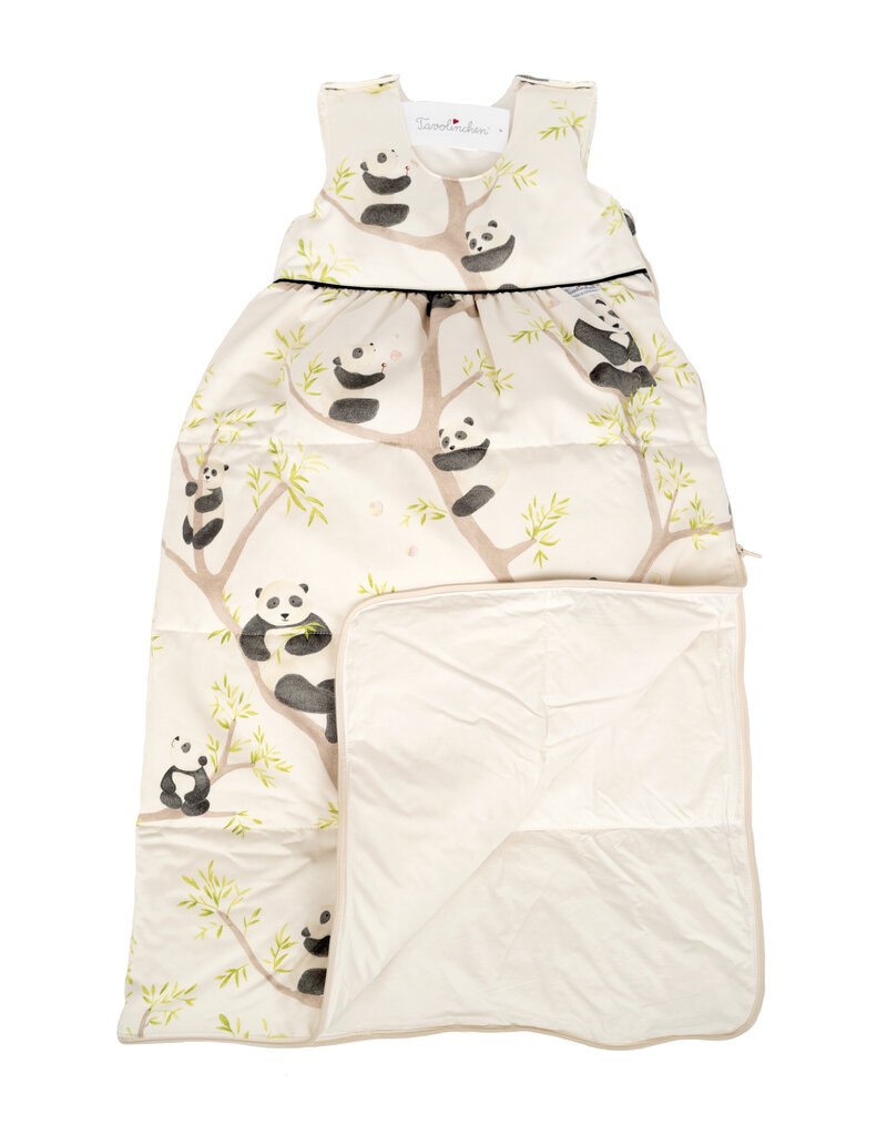 Tavolinchen Daunenschlafsack »Glückspanda« – warm & weich