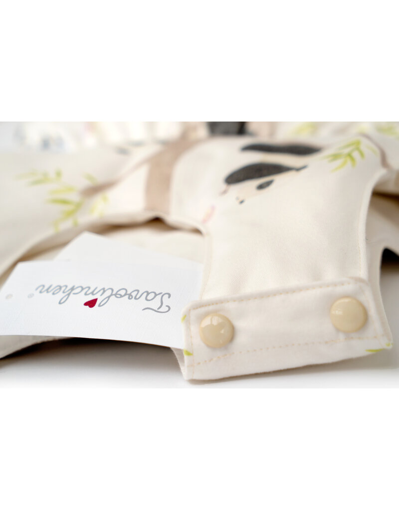 Tavolinchen Down Sleeping Bag "Lucky Panda" - warm & soft