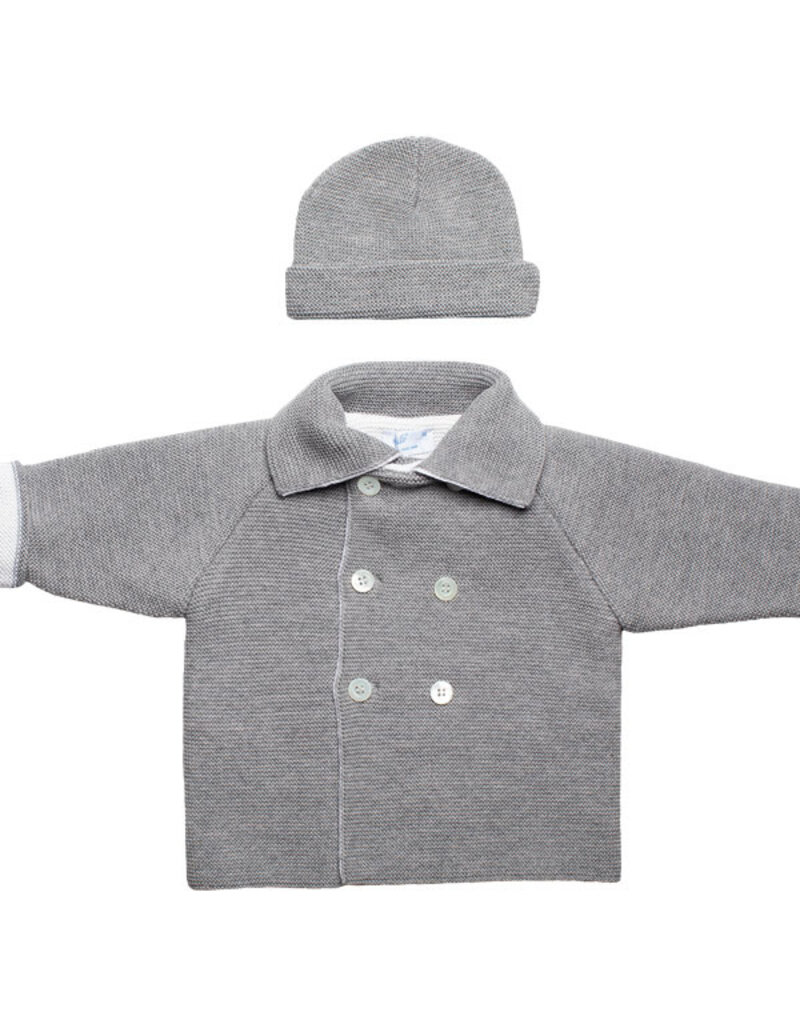 Frilo Set: knitted Jacket with hat »Merino-Swiss«