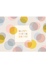 LETTERART - Grafik Werkstatt Birthday Greeting Card: Happy Birthday - Colourful Letters