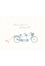 LETTERART - Grafik Werkstatt Hochzeitskarte: Gemeinsam ins Glück - Alles Liebe zur Hochzeit!