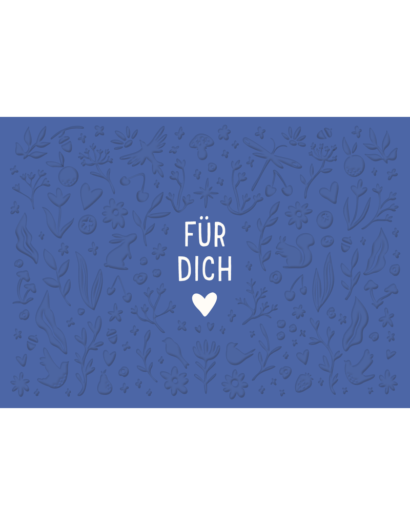 LETTERART - Grafik Werkstatt Birthday Greeting Card: For You ♥