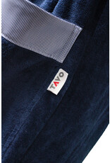 TAVO Eleganter Herren-Bademantel aus weichem Velour mit klassischem Schalkragen - Ein luxuriöses Designstück