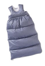 Tavolinchen Daunenschlafsack mit feinem Tupfenmuster aus luxuriösem Schlossberg-Stoff