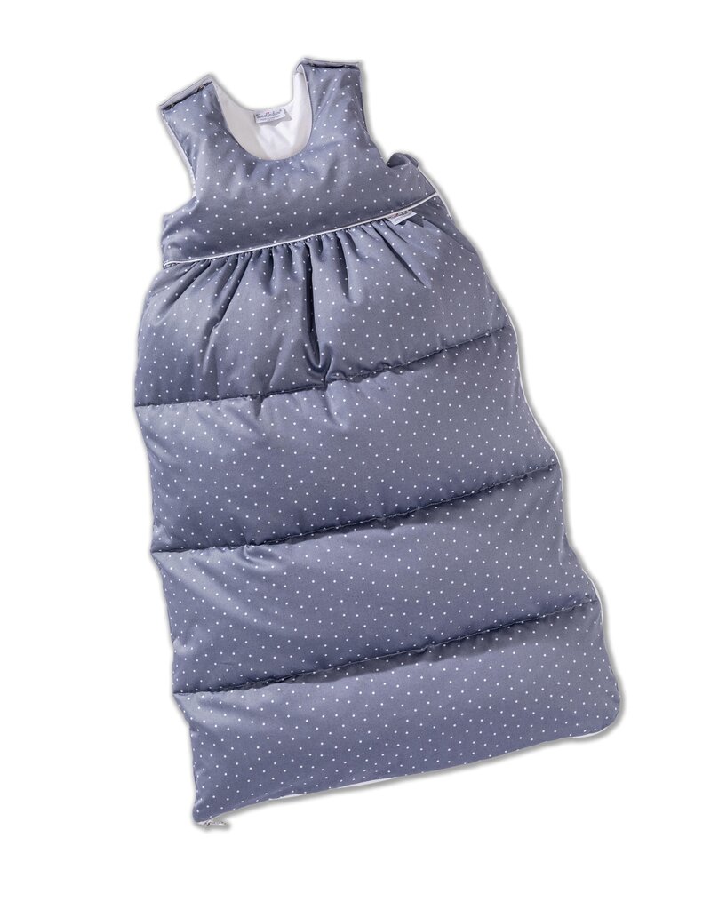 Tavolinchen Daunenschlafsack mit feinem Tupfenmuster aus luxuriösem Schlossberg-Stoff
