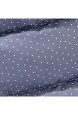 Tavolinchen Down sleeping bag with a fine polka dot pattern made from luxurious Schlossberg fabric