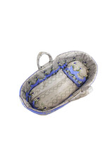 Tavolinchen Moseskorb mit Matratze & Daunendecke – Alpiner Charme (Einzelstück)