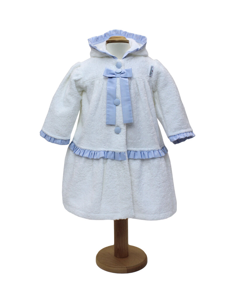Tavolinchen Girls' Bathrobe Made from 100% Cotton – Soft and Absorbent Terry Cloth