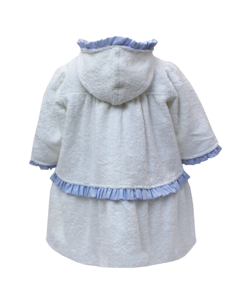 Tavolinchen Girls' Bathrobe Made from 100% Cotton – Soft and Absorbent Terry Cloth