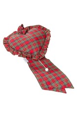 Tavolinchen Heart music box "Christmas plaid" ★ a heart-shaped music box with a Christmas checkered pattern