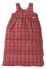 Tavolinchen Down Sleeping Bag "Christmas Plaid" – Perfect for the Festive Season