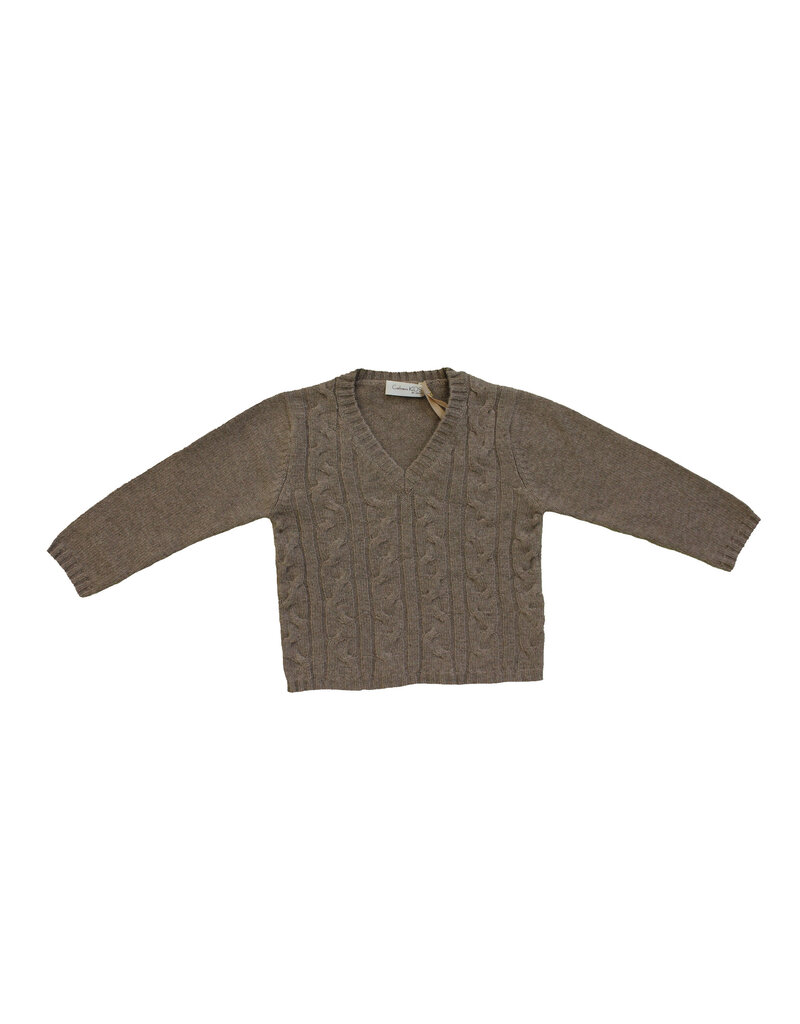 Tavolinchen Cashmere-Pullover für Kinder – 100 % pure Cashmere, klassisches Zopfmuster