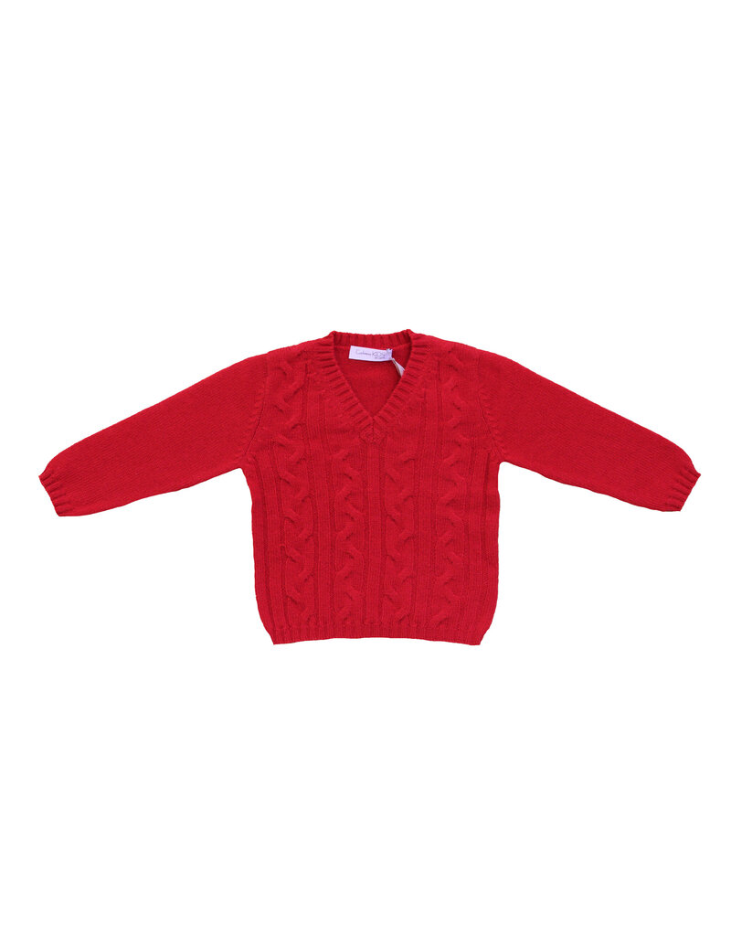 Tavolinchen Cashmere-Pullover für Kinder – 100 % pure Cashmere, klassisches Zopfmuster