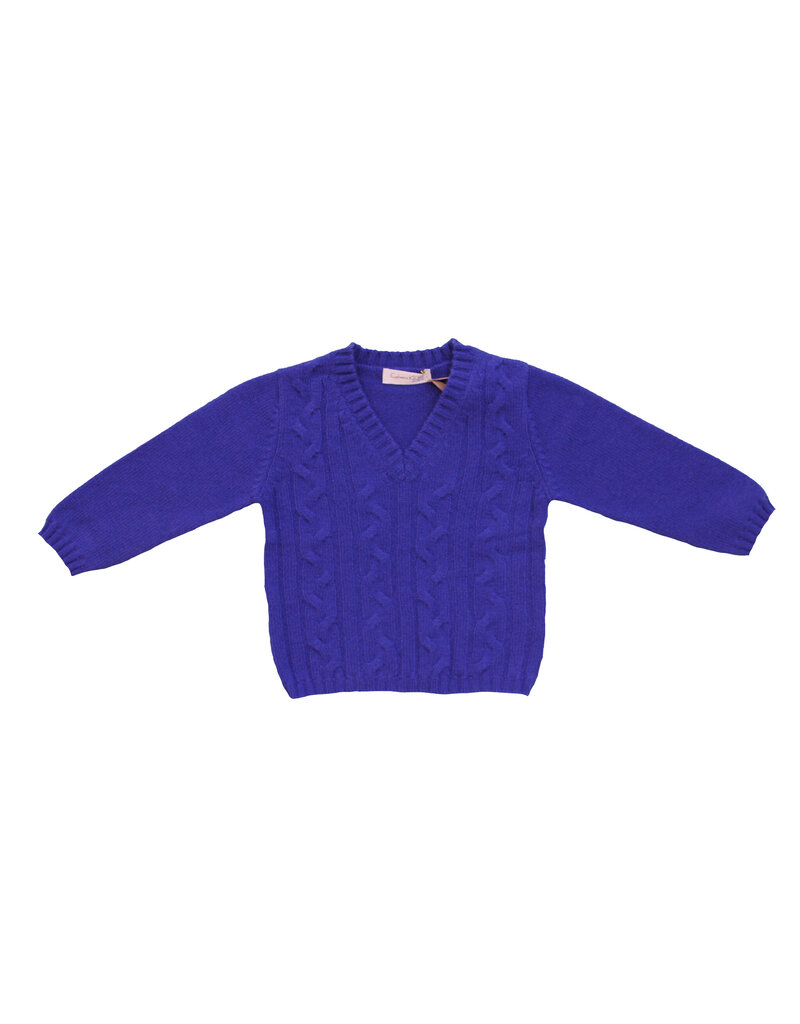 Tavolinchen Cashmere-Pullover für Kinder – 100 % pure Cashmere, klassisches Zopfmuster