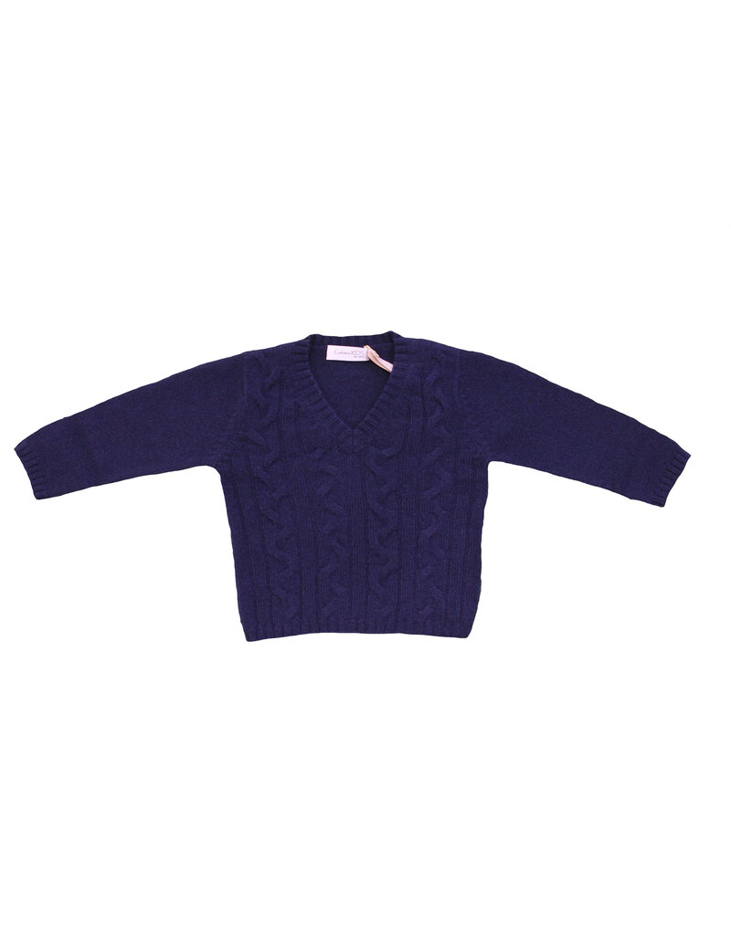 Tavolinchen Cashmere-Pullover für Kinder – 100 % pure Cashmere, klassisches Zopfmuster