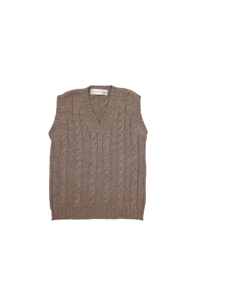 Tavolinchen Eleganter Cashmere-Pullunder – "Reine Wärme" – 100% Cashmere aus der Mongolei, weich und edel